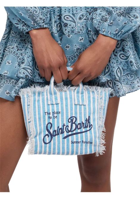 Mini linen vanity bag for girls MC2 SAINT BARTH | VAMI00800398LAZZURRO